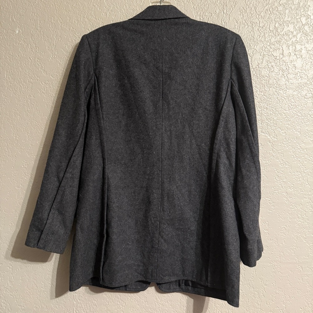 Harvey’ Bernard Women's Dark Gray Blazer Size 10 - Picture 6 of 9
